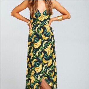Show Me Your Mumu Meghan Bananna Wrap Dress Size M